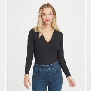 SPANX Suit Yourself long sleeve thong bodysuit